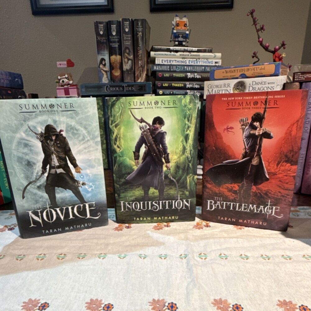 Summoner Trilogy: Novice, Inquisition, Battlemage Hardcover Fantasy